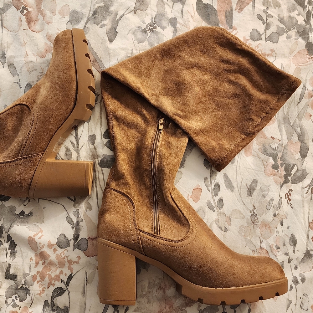 Urban Planet Camel Over the Knee Boots